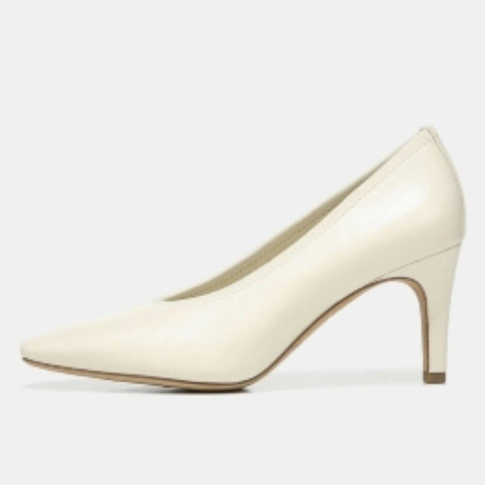 Vince Tova Leather Pumps Moonlight Leather